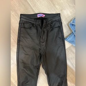 Edikted leather going out pants